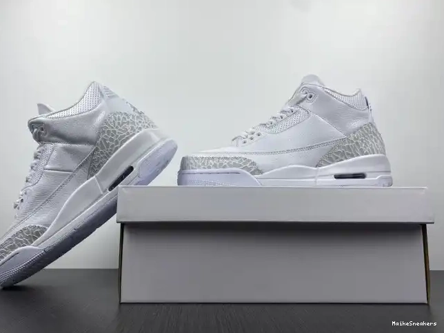MaikeSneakers White' Retro PS 429487-111 Jordan 3 'Triple Air 0519